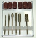  Gy�m�nt csiszol�fej k�szlet - 12 db-os csiszol�fej k�szlet