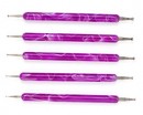 Perfect Nails D�sz�t� t� k�szlet, m�anyag lil�s ny�llel (5db) - 