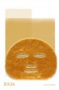 Julia Arcmaszk - aranyport �s aranylemezk�ket, kollag�nt tartalmaz� r�ncfelt�lt� - Gold Collagen Face Mask