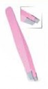 Alveola Szem�ld�kcsipesz, ferde v�g� - 95mm, pink