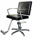 HAIRWAY Fodrász kiszolgáló szék, hidraulikus JAZZ - fekete, forgatható és állítható pumpa | HW56836-YD29