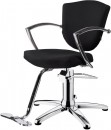 HAIRWAY Fodrász kiszolgáló szék, hidraulikus ASTRA - fekete, forgatható és állítható pumpa | HW56089-YD29