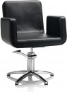 AXS Hair Capital fekete fodrász szék - csillag talppal