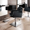 AXS Hair Liberty fekete fodrász szék - négyzet talppal | XS375044
