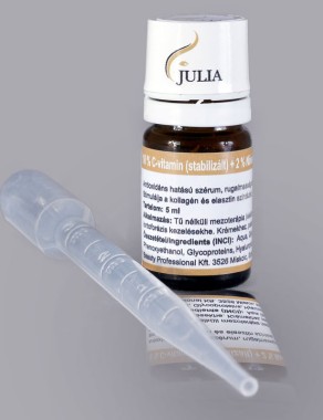 Julia Hialuronsavas szérum C-vitaminnal és kollagénnel | JUL1114