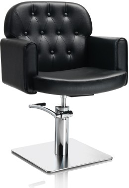 AXS Hair Liberty fekete fodrász szék - négyzet talppal | XS375044