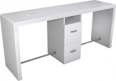 A-Design Műkörmös asztal, duppla REFLECTION II, választható színben | AD-MKAREF-II-BASE