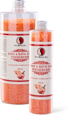Sara Beauty Spa Frissítő fürdő- és lábáztató só eper | SBS23700000