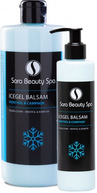 Sara Beauty Spa ICE GEL Jeges, hűsítő, nyugtató masszázs zselé | SBS03000000