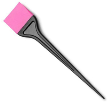 Stella Hajfestő ecset, szilikon, közepes, pink 9353 | ST-ECS-9353