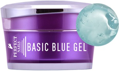 Perfect Nails Basic Line - Basic Blue Gel - építő zselé kék-effekttel | PNZ60370000