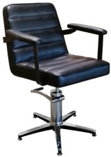 HAIRWAY Fodrász kiszolgáló szék Iron - fekete | HW56306-YD29