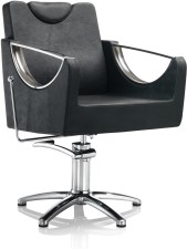 AXS Hair Crown fekete fodrász szék - csillag talppal -  | XS370588