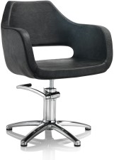AXS Hair Regency fekete fodrász szék - csillag talppal -  | XS370589