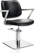 AXS Hair Square fekete fodrász szék - négyzet talppal -  | XS375022