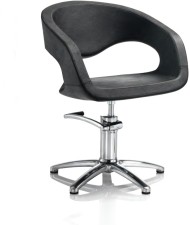 AXS Hair Wave fekete fodrász szék - csillag talppal -  | XS370593
