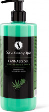 Sara Beauty Spa Kannabisz gél (Kannabisz & Árnika) masszázszselé 500 ml SBS298