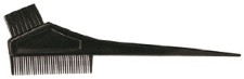 HAIRWAY Festő ecset - fésűvel, fekete | HW26028