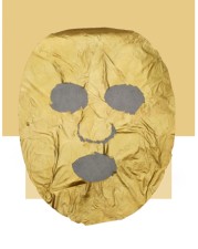 Julia 24 karátos tisztaságú aranymaszk - 24 Gold Mask - 0,12 g - 19×20 cm