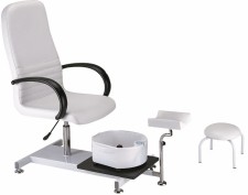 HAIRWAY Pedikűros szék, zsámollyal, elektromos lábmasszázzsal -  | HW52201
