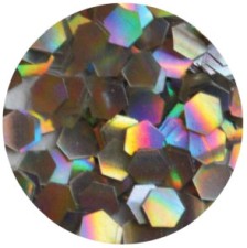 Perfect Nails Sellő pikkely - Hexagon dekor flitter 07 (M) PNDHX07
