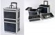 HAIRWAY Toronybőrönd 3 emeletes - 37 x 24 x 61 cm, fekete, több mint 20 fakk