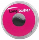 Long Lashes Műszempilla, 3D (szálas), J-íves, vastagabb (0.20mm), fekete