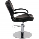 A-Design Fodrász szék CLIO, fekete, kerek talp | AD-SZCLIFKK