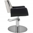 A-Design Fodrász szék COBALT, fekete, kerek talp | AD-SZCOBFKK
