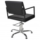 A-Design Fodrász szék LOFT, fekete, fix csillagláb | AD-SZLFTFKCS