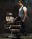 A-Design Barber szék Stig, barna | AD-BCSTGBR