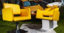 A-Design Fodrász szék LEA, fekete, négyzet talp | AD-SZLEAFKN