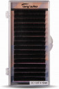 Long Lashes Műszempilla szálak, CC-íves, Premium Rapid Volume, 0.07mm, fekete