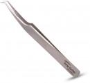 Long Lashes Szempilla csipesz - rövid fejű - ezüst, 12cm