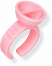 Long Lashes Osztott ragasztótartó gyűrű - rózsaszín