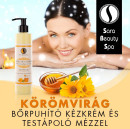 Sara Beauty Spa Körömvirág bőrpuhító kézkrém és testápoló mézzel | SBS336