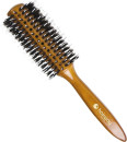 HAIRWAY Körkefe vaddisznó sörtével, fa nyéllel, 20 soros, Glossy Wood