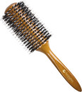 HAIRWAY Körkefe vaddisznó sörtével, fa nyéllel, 24 soros, Glossy Wood