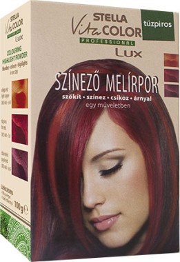 Lady Stella VITACOLOR LUX Színező melírpor bíbor | LSVC-1