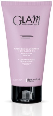dott. solari Fényesítő, kerationos maszk egyenes hajhoz - Illuminating mask smooth hair #GLAM | DS623GLAMstraight