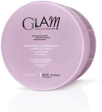dott. solari Fényesítő, kerationos maszk egyenes hajhoz - Illuminating mask smooth hair #GLAM | DS624