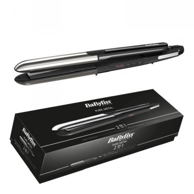 BaByliss Diamond Ceramic hajvasaló és göndorítő (Pure Metal - króm) | BAST480E