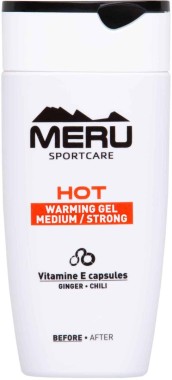 MERU Sportcare Bemelegítő gél HOT - közepes/erős | MERU005