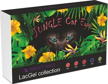 Perfect Nails Készlet - Lacgel CatEye Collection Jungle 8ml | PNKG020