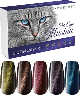 Perfect Nails Készlet - Illusion CatEye LacGel Collection | PNKG028
