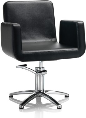 AXS Hair Capital fekete fodrász szék - csillag talppal | XS375040