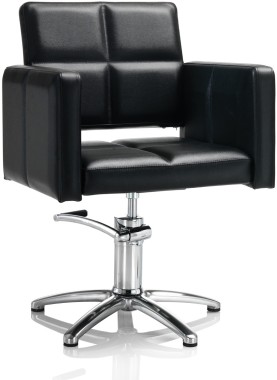 AXS Hair Diamond fekete fodrász szék - csillag talppal | XS375046