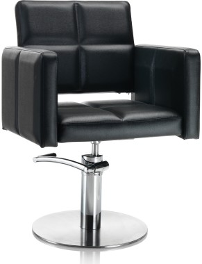 AXS Hair Diamond fekete fodrász szék - kör talppal | XS375048