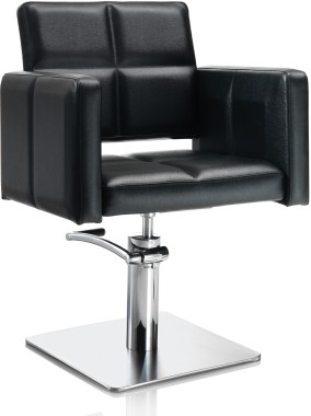 AXS Hair Diamond fekete fodrász szék - négyzet talppal | XS375047