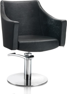 AXS Hair Pagoda fekete fodrász szék - kör talppal | XS375037